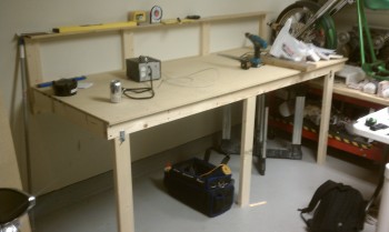 Sidewall (collapsible) workbench