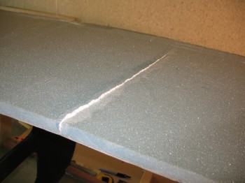 Fuselage side crack repair