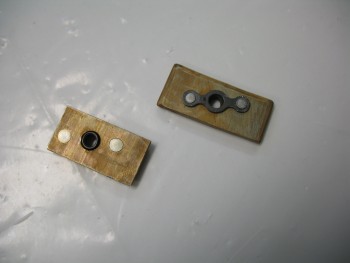 Alodined & riveted nutplate assemblies