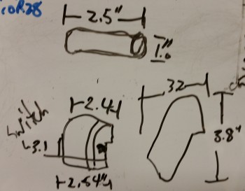 Old/new throttle handle dimensions
