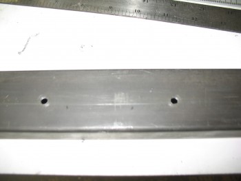 Crossbar headrest mount holes drilled