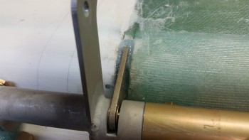 Right inboard cured hinge tab