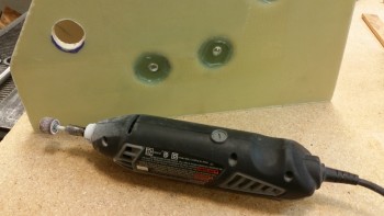 Enlarging gear pin holes
