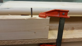 Canard mounting pin (drill bit)