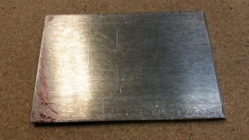 Skid plate cut to length