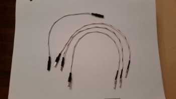 Added/prepped gear alarm wires