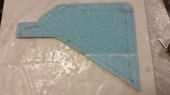 Marking side panel for foam removal