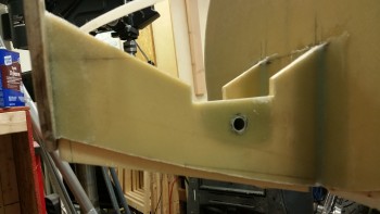 Profile view of H100 foam inset