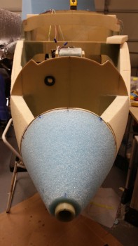 Nose cone officially mounted!