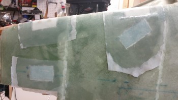 Peel plied glassed gear bolt foam inserts