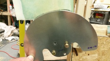 Test mounting right heat shield