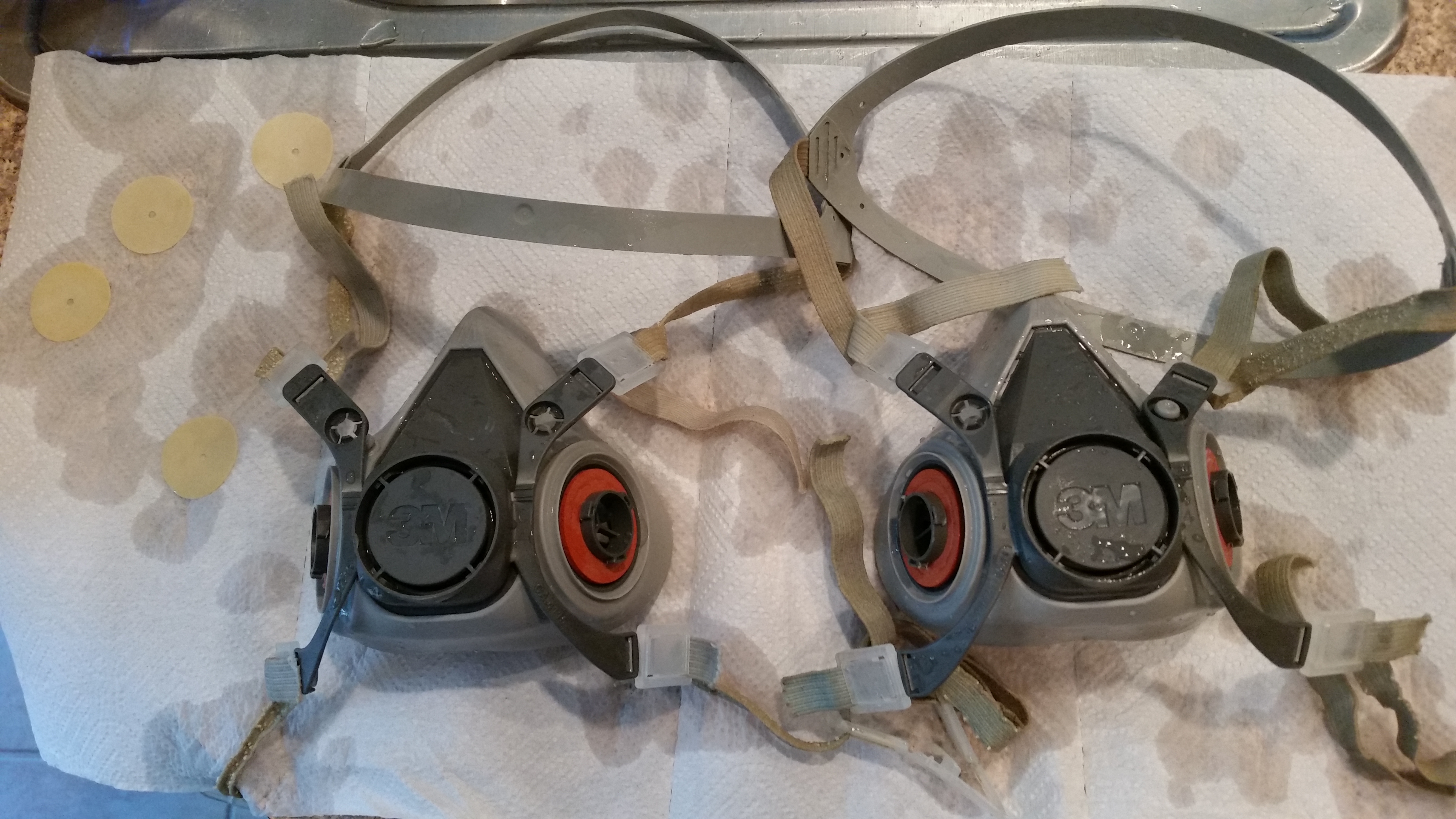 Cleaning respirators A Long EZ Push