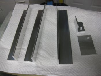 Extrusions ready for Alodine