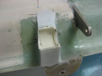 Cured micro for elevator torque tube offset