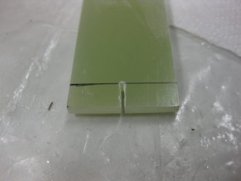Cutting G10 Garolite seatbelt bar supports