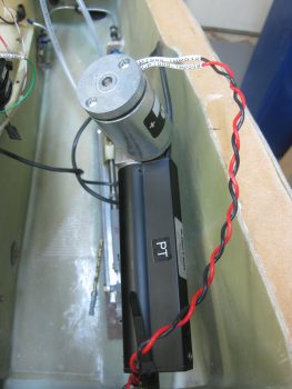 Atkinson pitch trim servo power wires