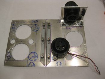 Piezo warning horn mounted on right side