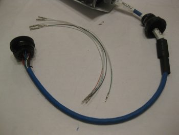 Roll trim wires and ELT GPS wire
