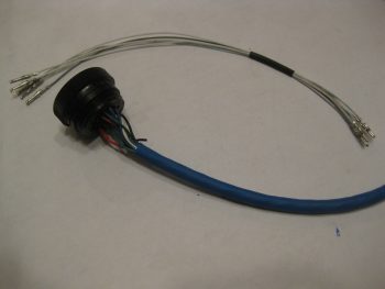 Roll trim wires and ELT GPS wire