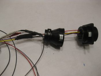 Landing Brake harness wires in P4 connector