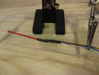 Airspeed switch #2 power feed wire splicing