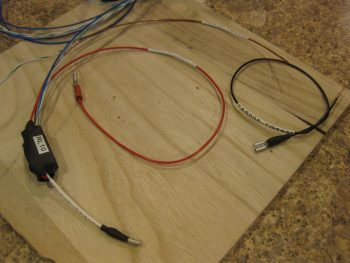 Airspeed switch #2 harness completed